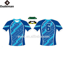 100% cheap high quality blank rugby jersey for your own design or logo